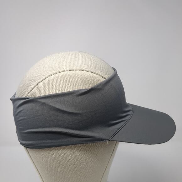 Mission Fitted Sun Visor Hat Solid Gray One Size Stretch Outdoor - Picture 6 of 10